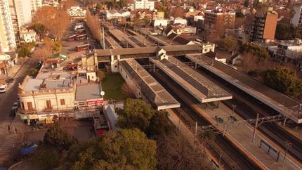 La estación desde un drone.