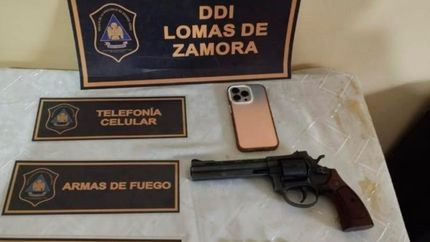 El arma incautada por la Policía.