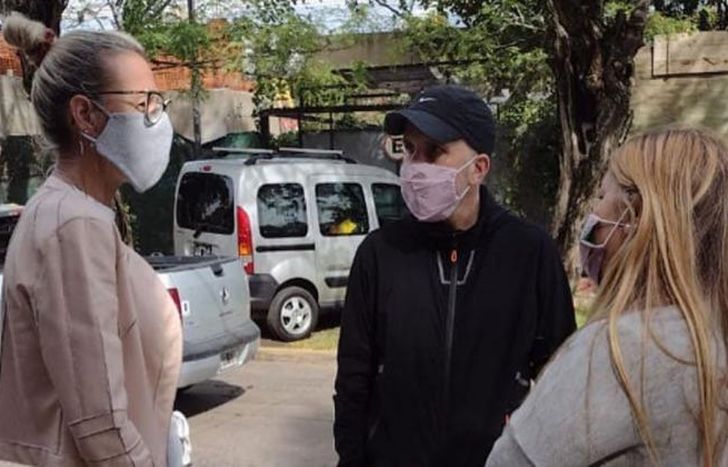 La delegada Mariela Gómez encabezó el encuentro con Omar.