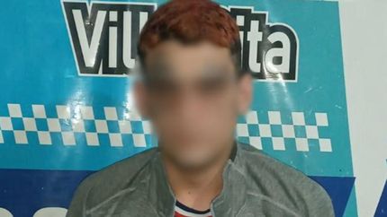 El momento de la detención en Lomas.