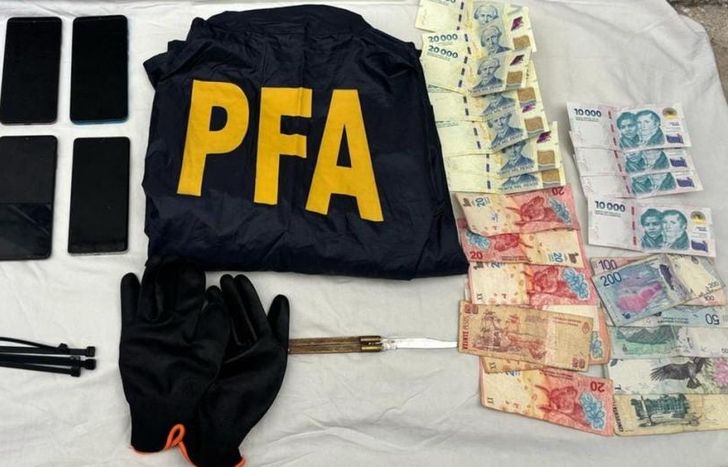 Se hacían pasar por efectivos de la Policía Federal.