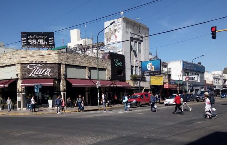 Fue en el centro comercial de Banfield.