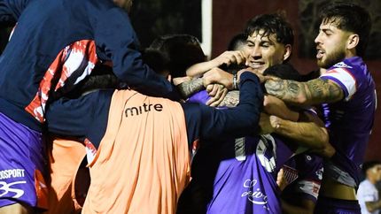 La felicidad de Los Andes tras el triunfo ante Atlanta. La felicidad de Los Andes tras el triunfo ante Atlanta.