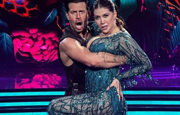 Wanda Nara, en el Bailando italiano.