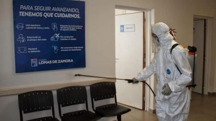 Se realizan operativos de desinfección en las salitas.