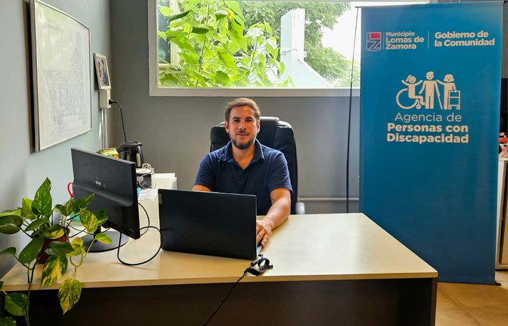 Mauro Stefanizzi es el director ejecutivo de la Agencia de Personas con Discapacidad del Municipio﻿ de Lomas de Zamora.