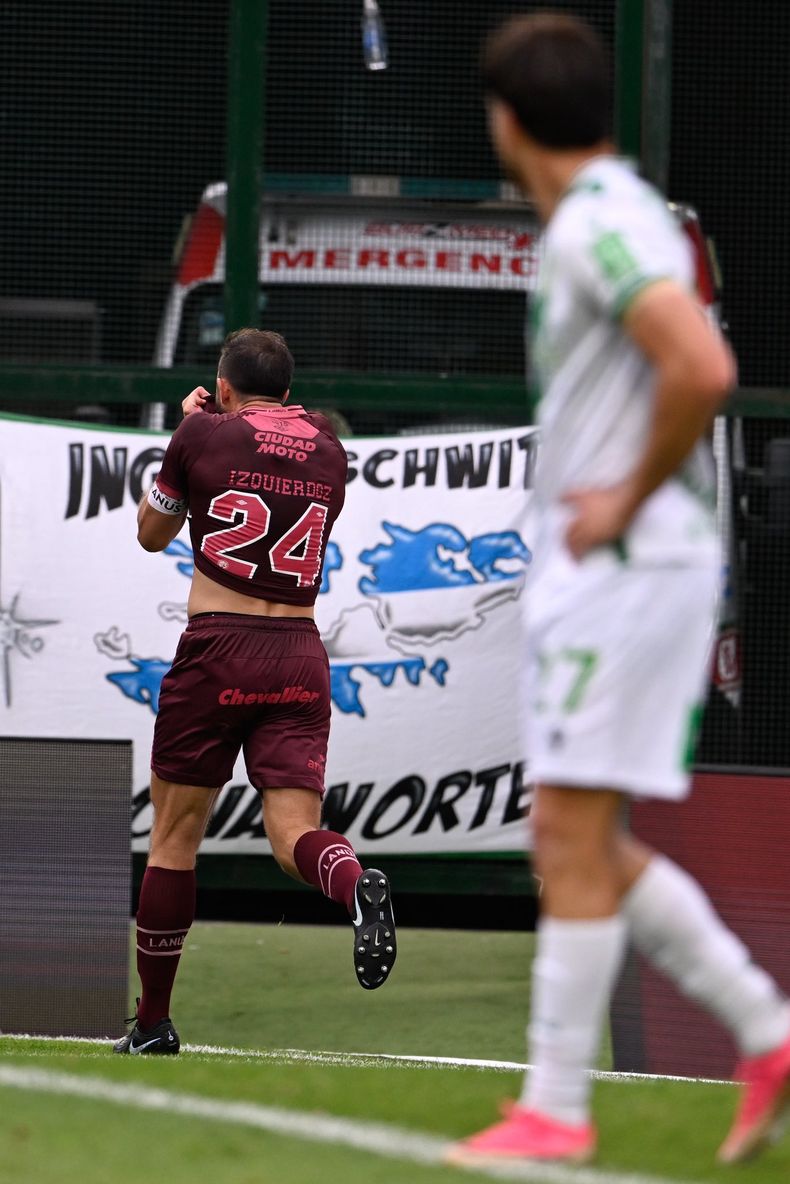 Festejo del gol de Carlos Izquierdoz a Banfield.&nbsp;