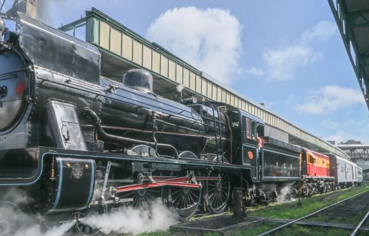 El viaje fue histórico: hacía más de medio siglo que una locomotora a vapor no circulaba por las vías del Tren Roca.