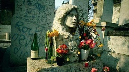 El busto de Jim Morrison.