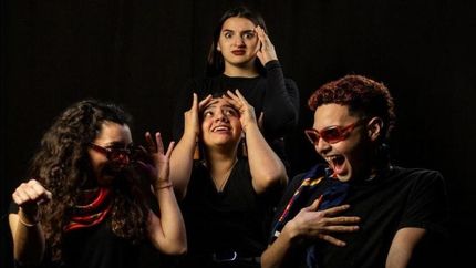 El elenco de la obra.