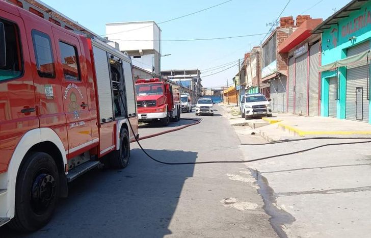 Intervinieron dos dotaciones de los Bomberos de Lomas.