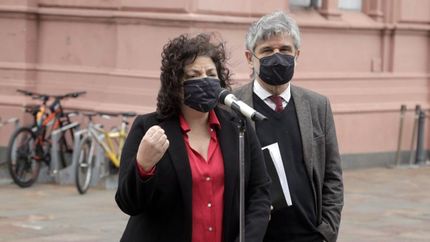 Vizzotti, tras la reunión de Gabinete.