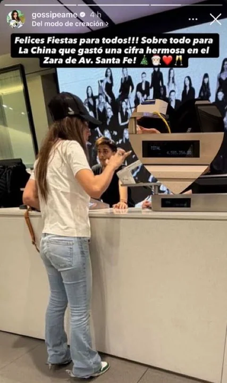 La China Suárez está en Buenos Aires con Mauro Icardi. 