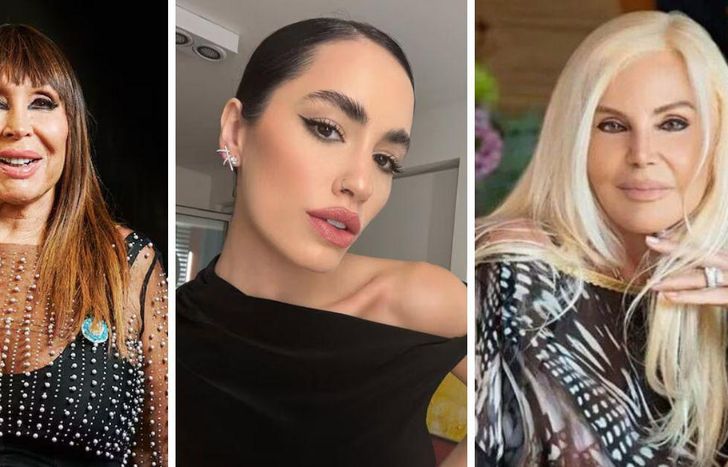 Lali Espósito, entre Moria Casán y Susana Giménez.