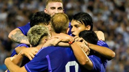 Los juveniles de la Albiceleste golearon en Caseros.