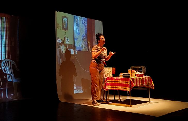 La Reina de Turdera, en escena.&nbsp;