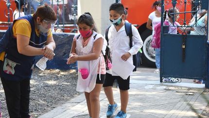 Protocolo para entrar al aula.