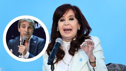 Cristina Kirchner cruzó con todo a Luis Caputo.
