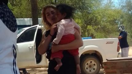 En plena acción durante los operativos en el Chaco Salteño.