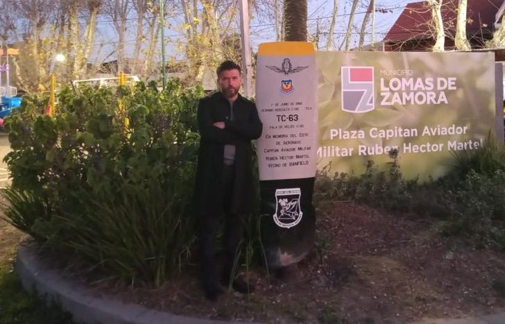 Ezequiel recordó a su padre Rubén Martel, a 43 años del inicio de la Guerra de Malvinas.