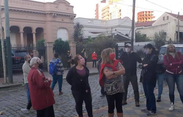 En el último recorrido de abril.
