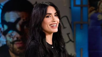 Lali Espósito, en medio de una original ocurrencia.