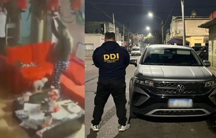 El robo quedó filmado.