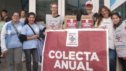 Una labor solidaria que fomentó la unión del Club Temperley con Cáritas Lomas.