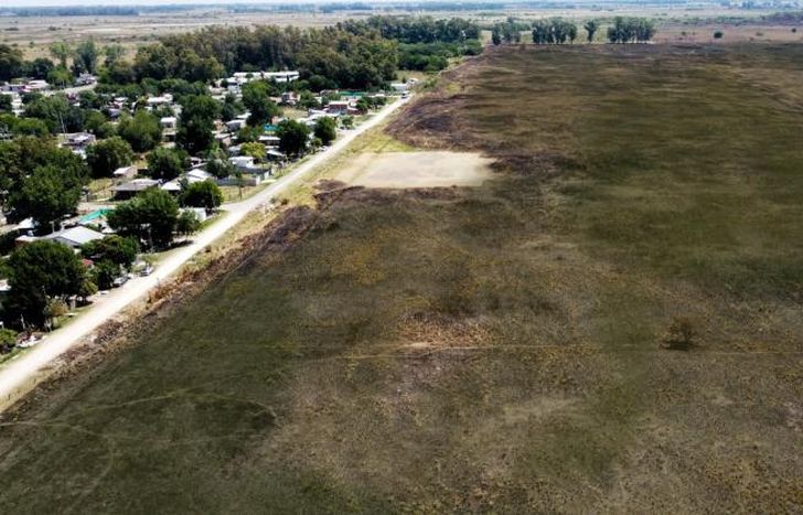 Así está hoy el predio de Guernica.