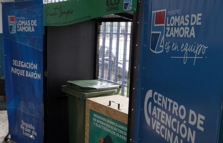 Esta semana inauguraron un nuevo punto limpio en Parque Barón.
