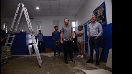 martín destacó el avance de las obras.