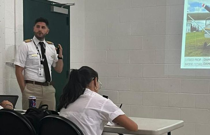 El próximo objetivo de Diego es recibirse como Licenciado en Ciencias Aeronáuticas.