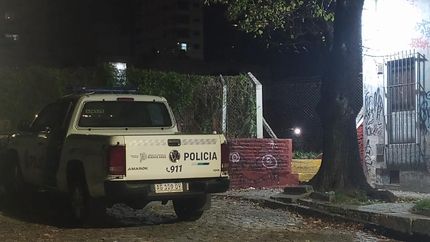 Una de las entradas al cruce de Portela-Pedernera.