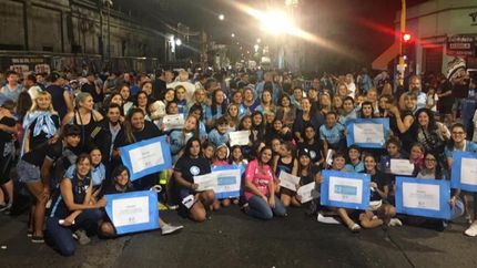 Las mujeres del fútbol, unidas en cada club del Sur.