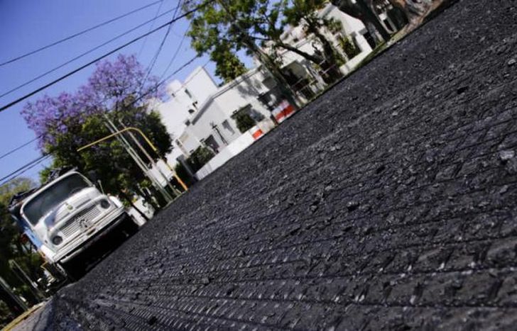 Así es el hormigón antes de quedar listo con la última mano.