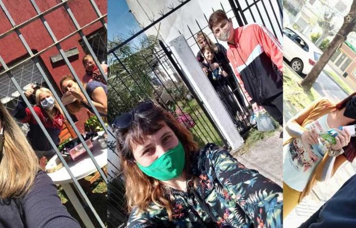 Los chicos, agasajados en su día.