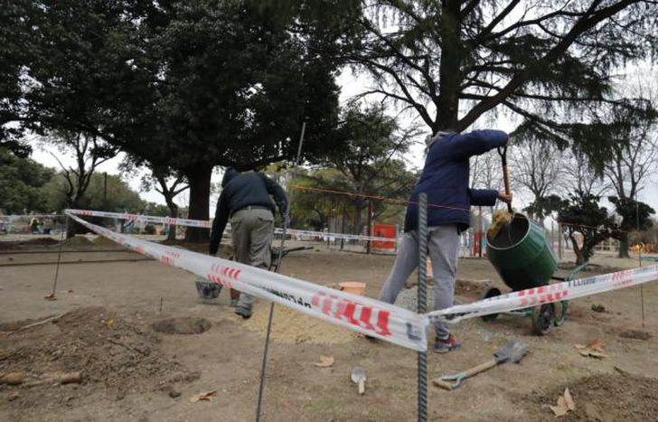 La plaza sigue incorporando sectores para los vecinos.