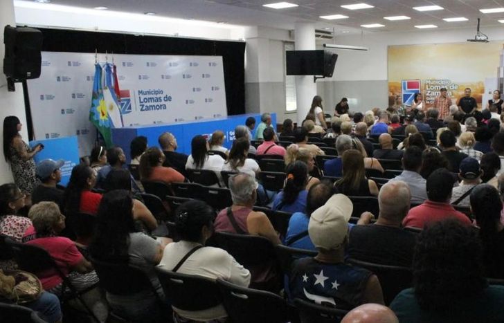 Convocaron a 47 familias de 12 localidades de Lomas.