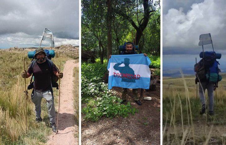 La misión del expolicía de Lomas a menos de un mes de llegar a destino.&nbsp;