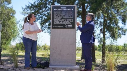El rector de la Universidad, Diego Molea, recordó a Campanella.