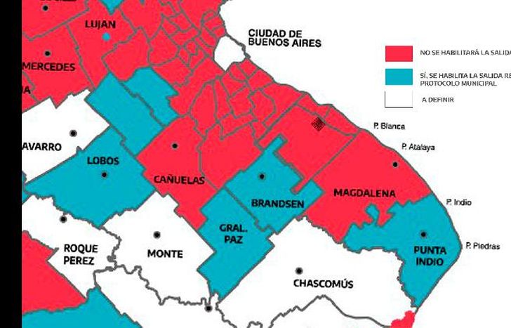 En la zona Sur, sólo habilitaron las caminatas en Brandsen.
