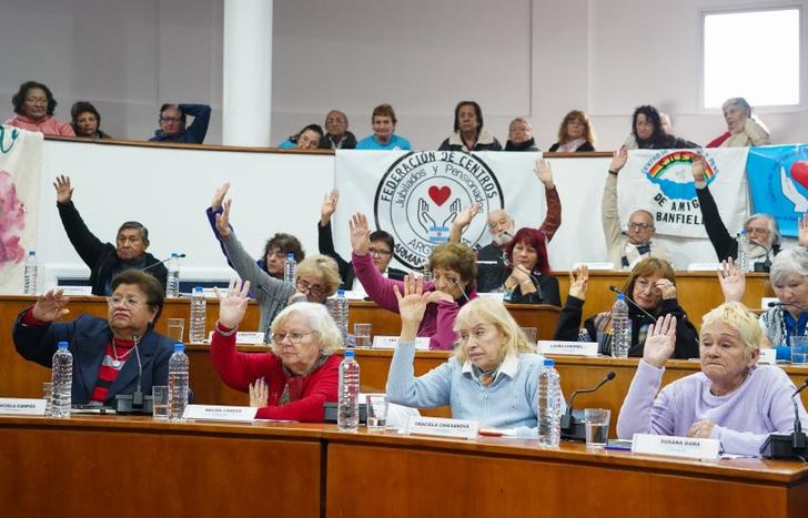 Participaron los presidentes de 24 centros de jubilados.