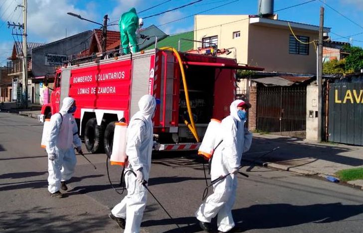 Siguen las acciones de desinfección.