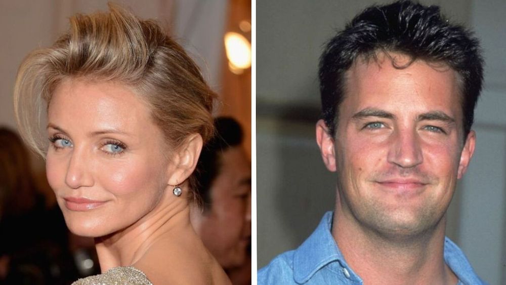 Cameron Díaz y Matthew Perry, el romance que no fue.&nbsp;