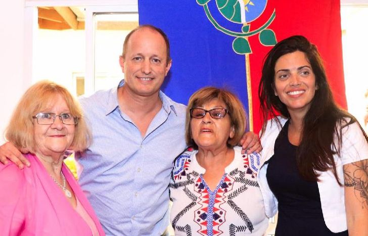 insaurralde y volnovich encabezaron una visita con charlas y anécdotas.