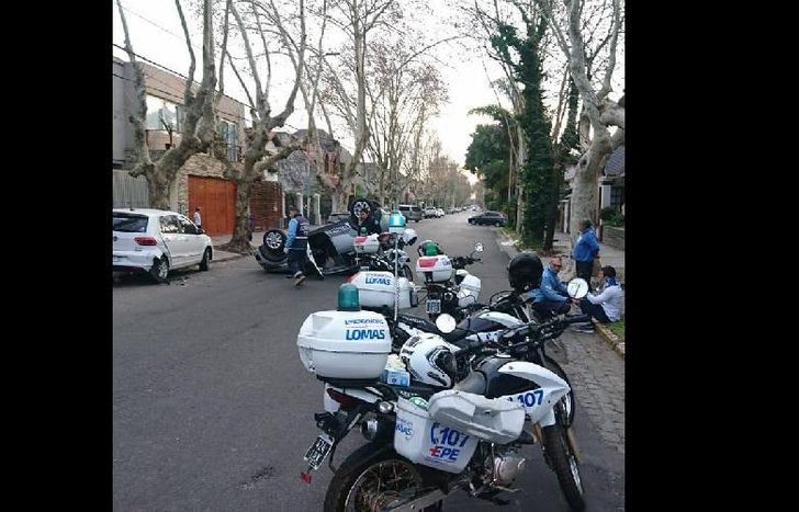 lAS MOTOS DEL EQUIPO DE PRONTA EMERGENCIA TARDAN ENTRE 2 Y 3 MINUTOS EN LLEGAR A UN LLAMADO.