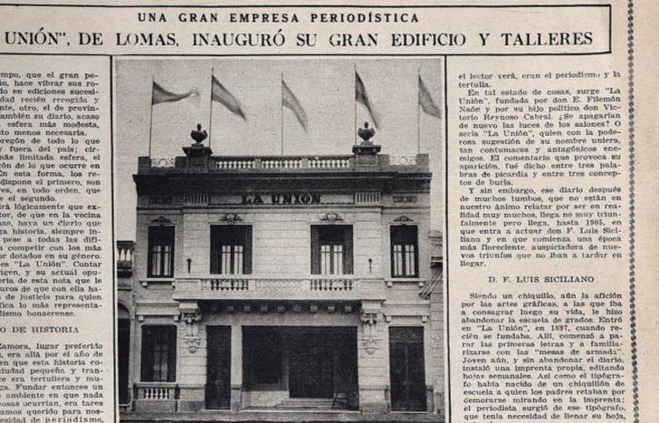 La antigua estructura de La Unión, en sus páginas.