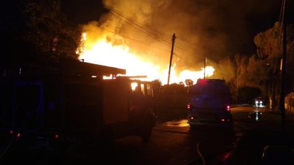 Incendio en Luis Guillón.