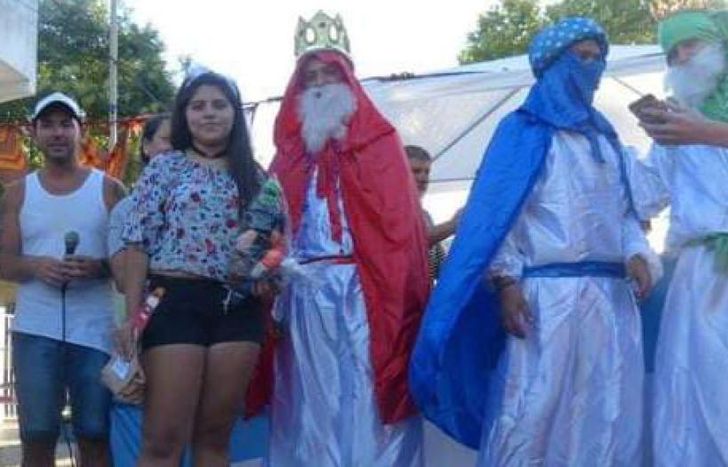 Los Reyes estuvieron el año pasado visitando el barrio.