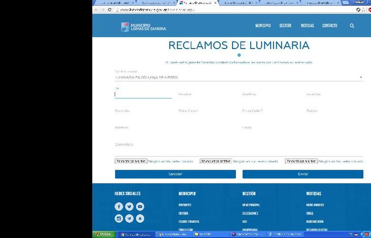 el formulario está disponible en la web oficial.